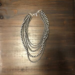 Multi Strand Navajo Pearl Necklace